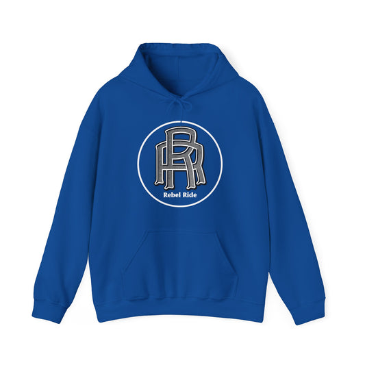 Rebel Ride R&R Hooded Sweatshirt (White Front Only)