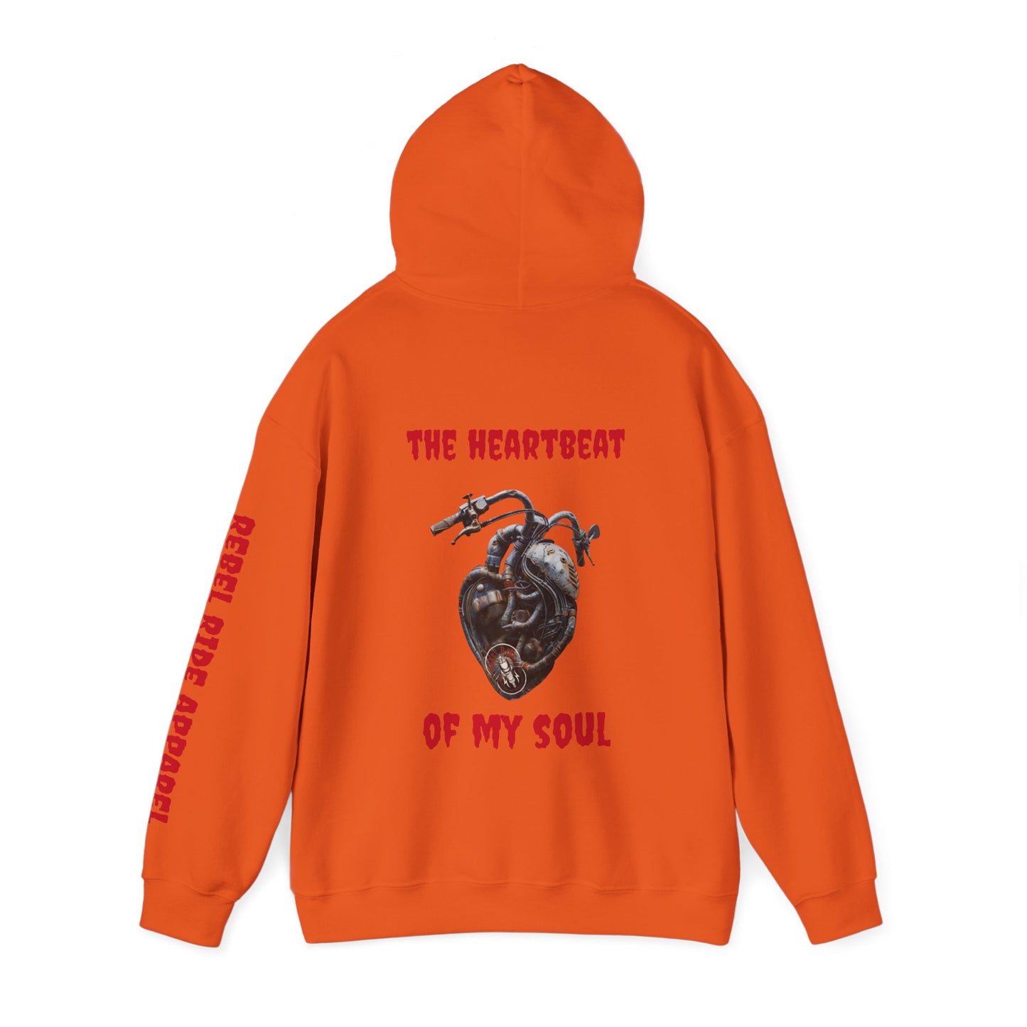 Rebel Ride heartbeat Hooded Sweatshirt