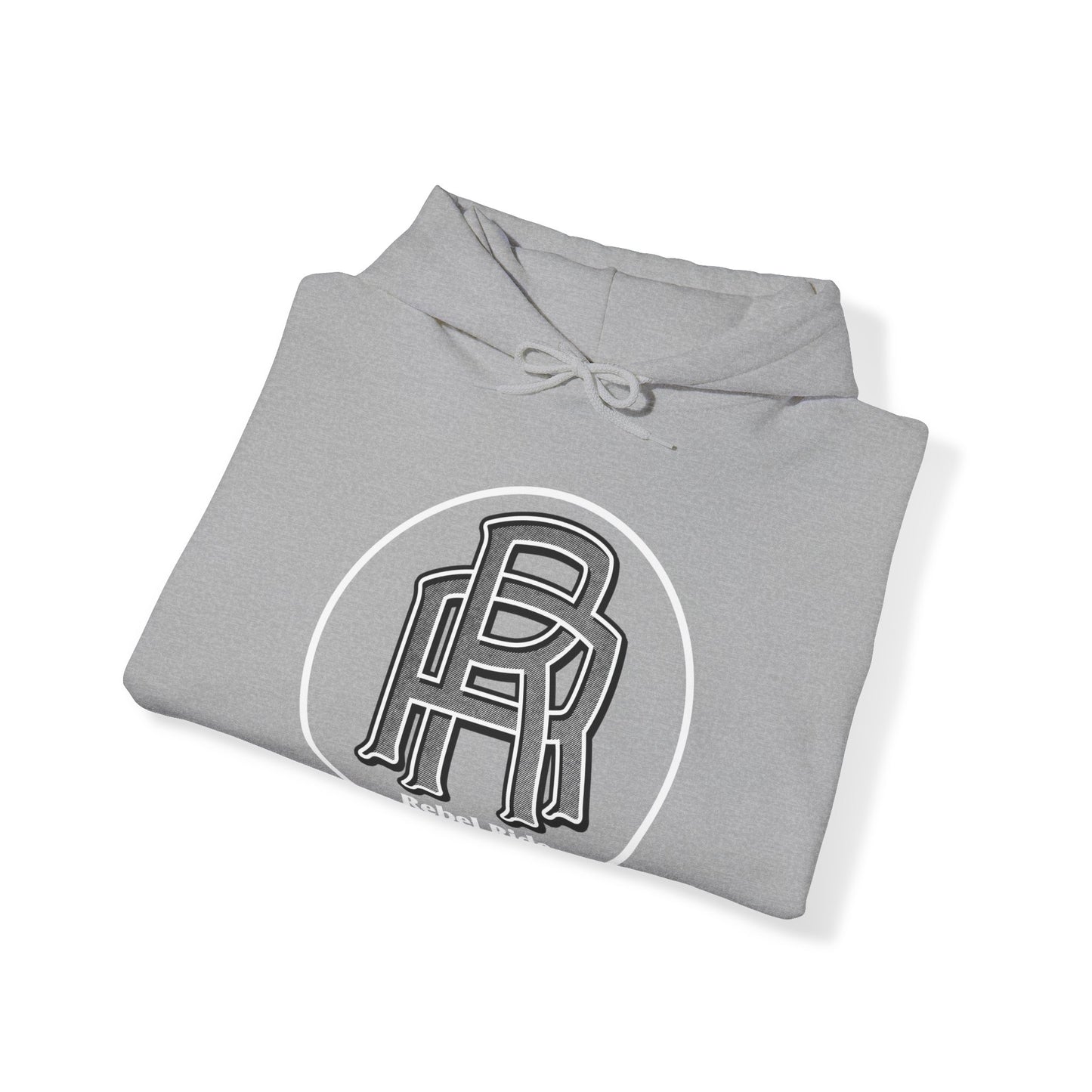 Rebel Ride R&R Hooded Sweatshirt (White Front Only)