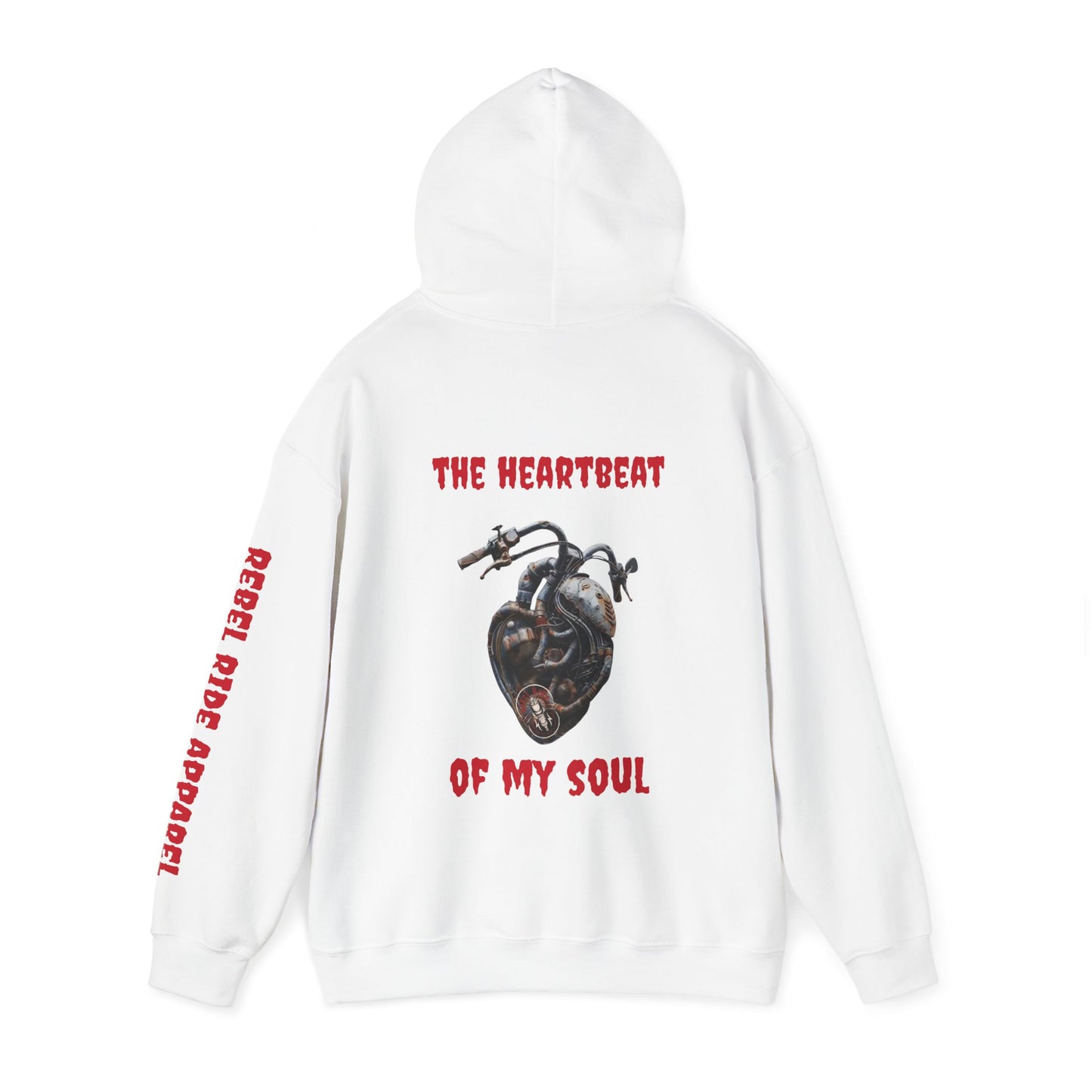 Rebel Ride heartbeat Hooded Sweatshirt