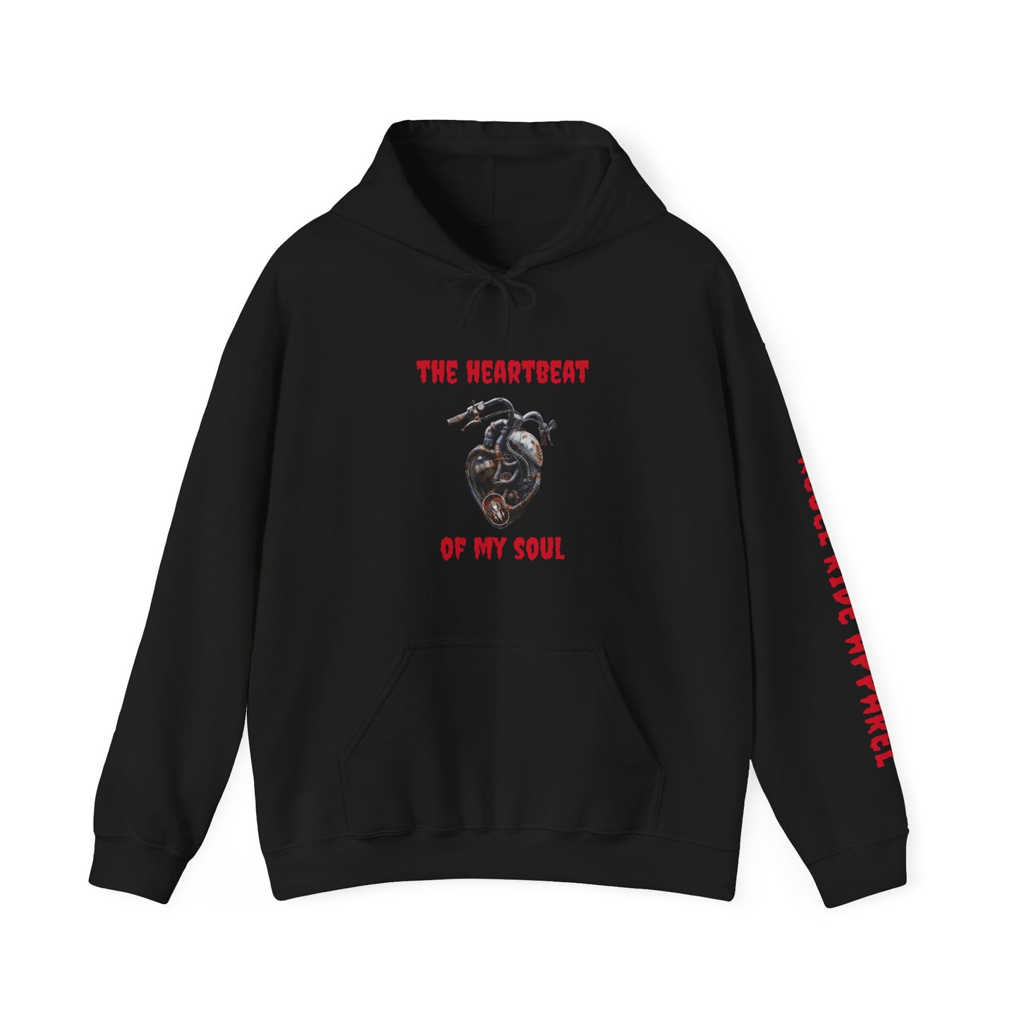 Rebel Ride heartbeat Hooded Sweatshirt