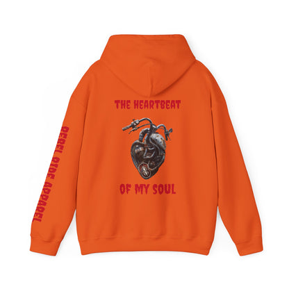 Rebel Ride heartbeat Hooded Sweatshirt