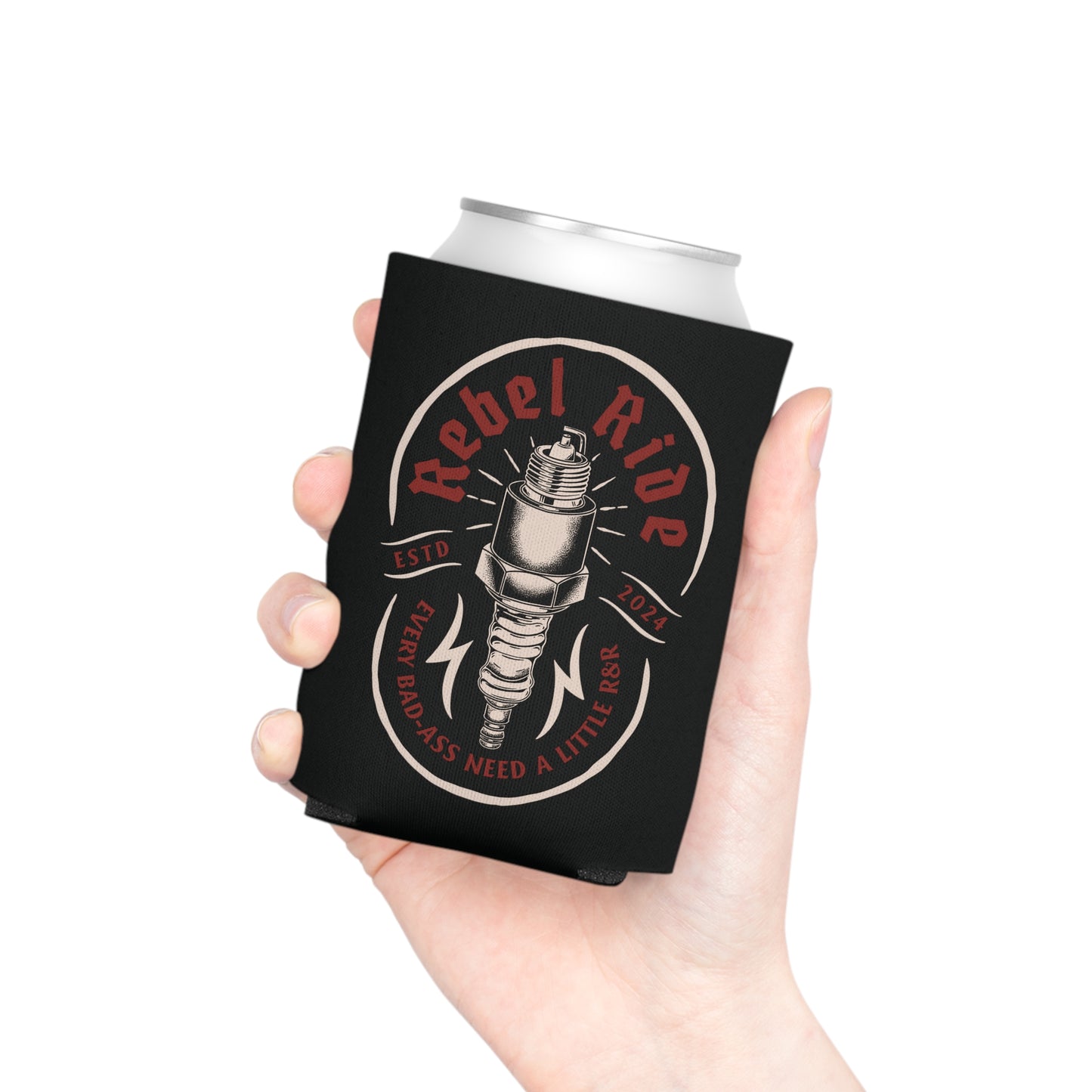 Rebel Ride can koozies