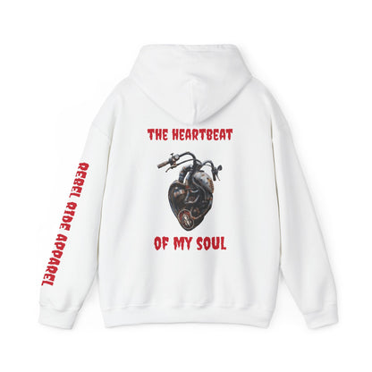 Rebel Ride heartbeat Hooded Sweatshirt