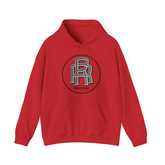 Rebel Ride R&R Hooded Sweatshirt (Black Front Only)