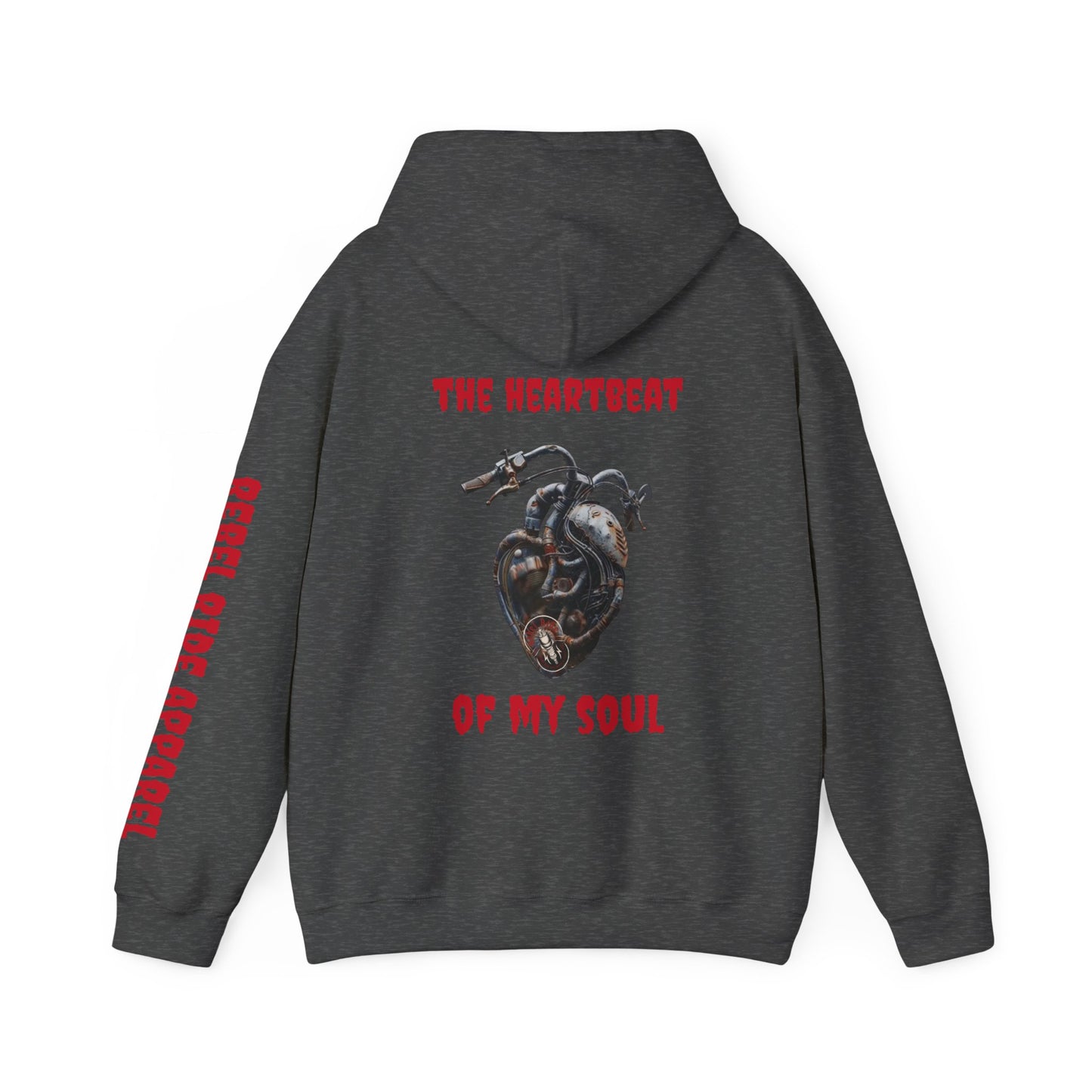 Rebel Ride heartbeat Hooded Sweatshirt